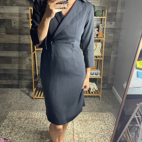 VTG Delta Collection Navy Stewardess Uniform Dress - Picture 3 of 8